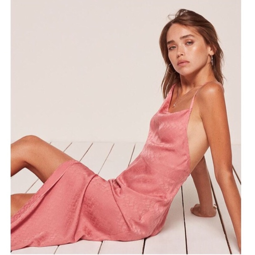 Size 2 REFORMATION TERRAZA DRESS (PINK)